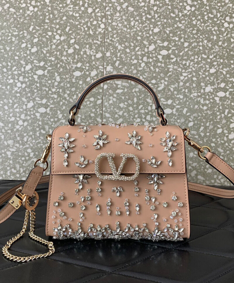 Valentino Garavani Vsling Mini Embroidered Handbag